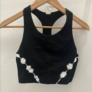 ZYIA Black and White Crop Top